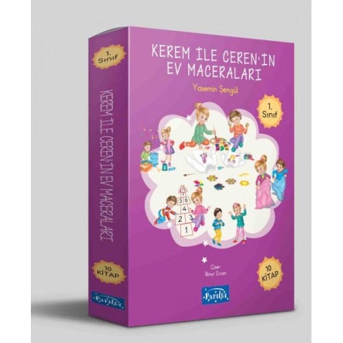 Kerem ile Ceren’in Ev Maceraları 10 Kitap Set