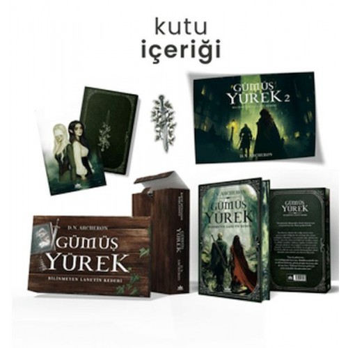 Gümüş Yürek 2 - Bilinmeyen Lanetin Kederi (Özel Kutulu Set) (Ciltli)