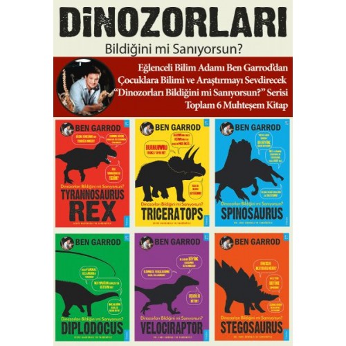 Dinozorları Bildiğini mi Sanıyorsun? (6 Kitaplık Set)