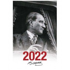 2022 Atatürk Ajandası Mustafa Kemal - Beyaz