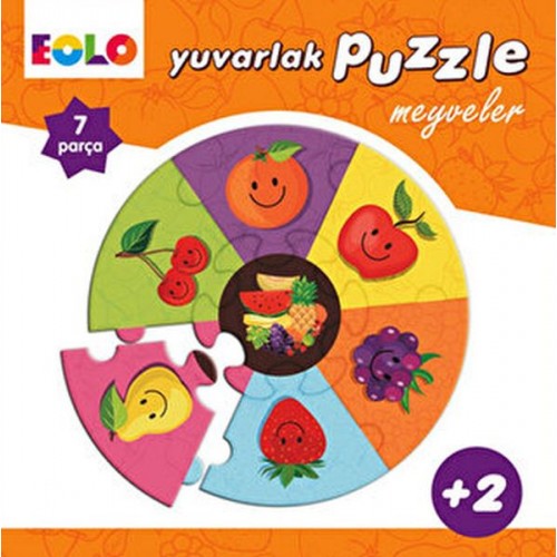 Yuvarlak Puzzle-Meyveler