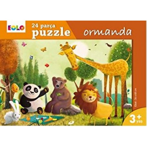 Yer Puzzle-24 Parça Puzzle - Ormanda