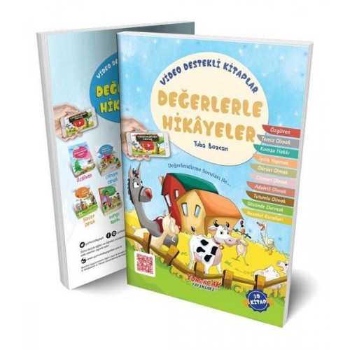 Değerlerle Hikayeler - 10 Kitap Takım