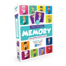 Blue Focus Akıl Oyunu - Memory - Meslekler (Eşleştirme Kartı 34 Parça)