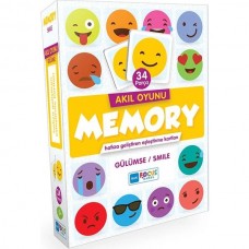 Blue Focus Akıl Oyunu - Memory - Gülümse (Eşleştirme Kartı 34 Parça)