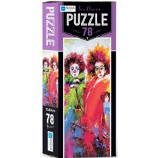 Blue Focus Two Clowns - Puzzle 78 Parça