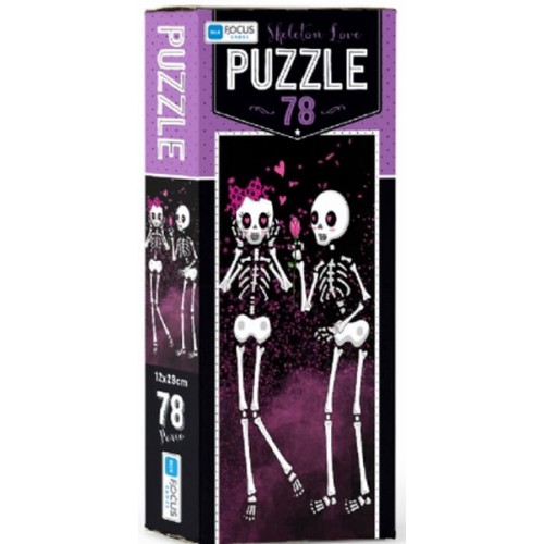 Blue Focus Skeleton Love - Puzzle 78 Parça