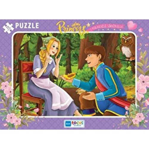 Blue Focus 72 Parça Puzzle Princess Külkedisi Sindirella