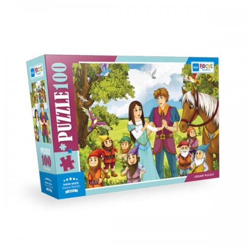 Blue Focus Snow White (Pamuk Prenses) - Puzzle 100 Parça