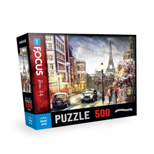 Blue Focus Paris - Puzzle 500 Parça