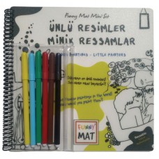 Ünlü Resimler Minik Ressamlar - Funny Mat Mini Set (Aktivite Seti)