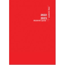 2022-2023 Akademik Ajanda 21X29 Kırmızı