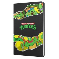 Ninja Turtles Sert Kapak Butik Defter Siyah