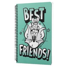 Tom And Jerry Best Friends Spiralli Defter Yeşil