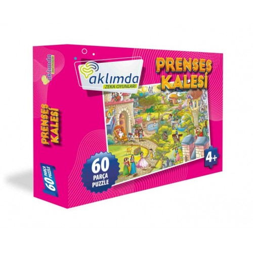 60 Parça Puzzle Prenses Kalesi