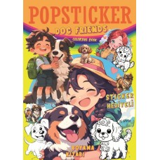 Dog Friends Boyama Kitabı Popsticker