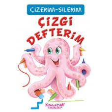 Çizgi Defterim (Çizerim-Silerim) - Kalem Hediyeli