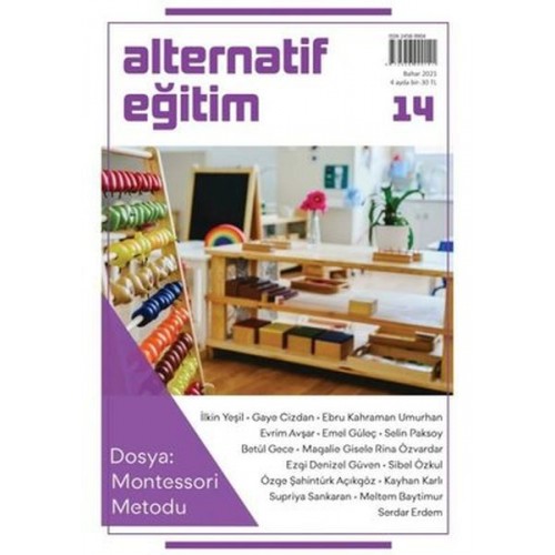 Alternatif Eğitim Dergisi 14.Sayı Montessori Metodu