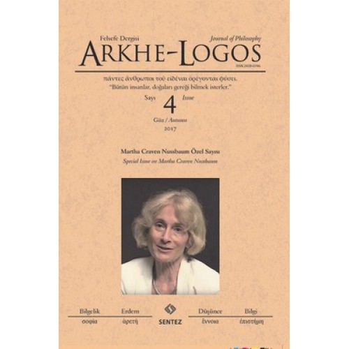 Arkhe-Logos Felsefe Dergisi Bahar Sayı:1 2016