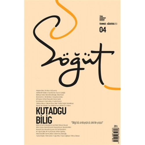 Söğüt - Türk Edebiyatı Dergisi Sayı 04 - Kutadgu Bilig