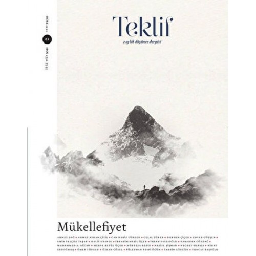 Teklif 2 Aylık Düşünce Dergisi