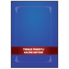 Türkçe Fihristli Kelime Defteri