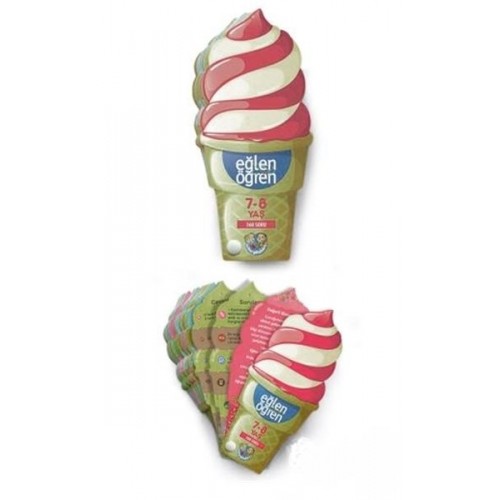 Eğlen Öğren Ice Cream - 360 Soru (7-8 Yaş)