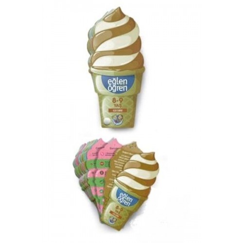 Eğlen Öğren Ice Cream - 420 Soru (8-9 Yaş)