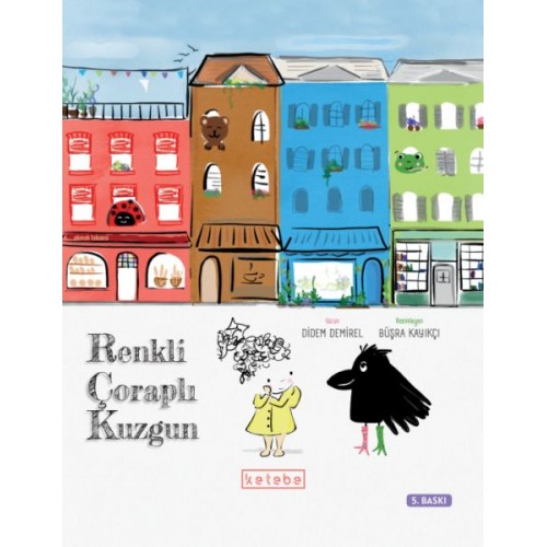 Renkli Çoraplı Kuzgun