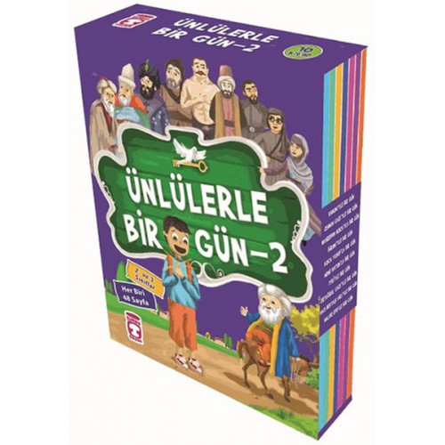 Ünlülerle Bir Gün 2 Seti - 10 Kitap Takım