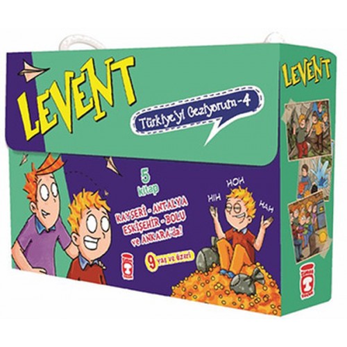 Levent Türkiye'yi Geziyorum - 4 (5 Kitap Takım)