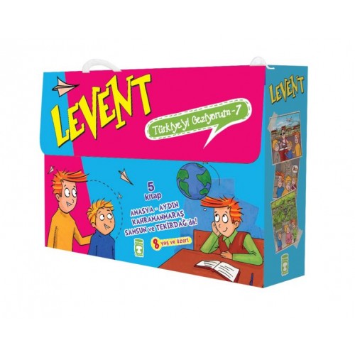 Levent Türkiye'yi Geziyorum 7 Set (5 Kitap)