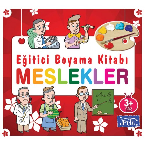 Eğitici Boyama Kitabı - Meslekler