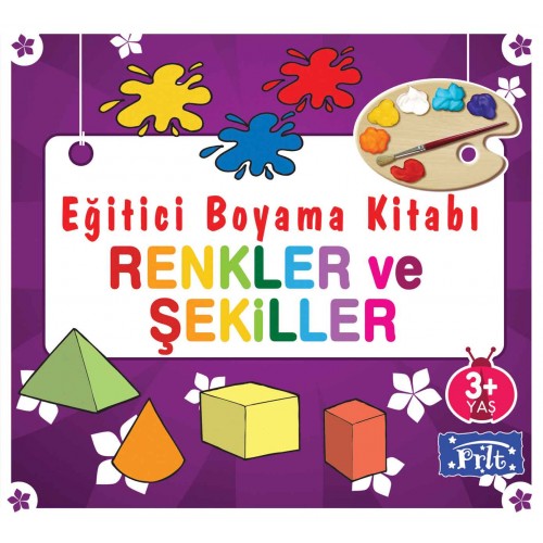 Eğitici Boyama Kitabı - Renkler ve Şekiller