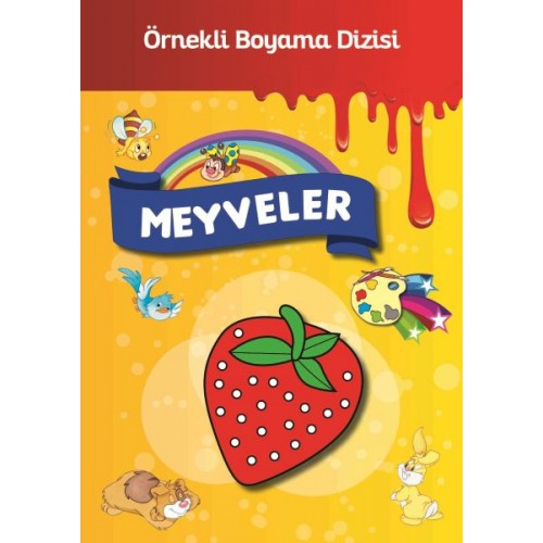 Örnekli Boyama - Meyveler