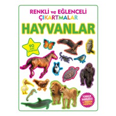 Renkli ve Eğlenceli Çıkartmalar Hayvanlar