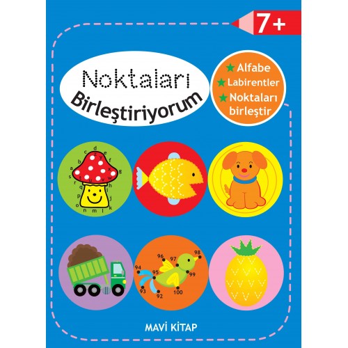 Noktaları Birleştiriyorum -  Mavi Kitap +7 Yaş