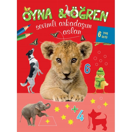 Oyna Öğren Sevimli Arkadaşım Aslan 6 Yaş Üstü