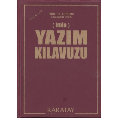 Yazım Kılavuzu (İmla) - (Plastik Kapak)