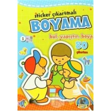 Sticker Çıkartmalı Boyama (6 Kitap Takım)