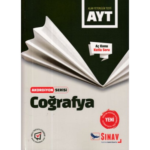 Sınav AYT Coğrafya Akordiyon Serisi (Yeni)