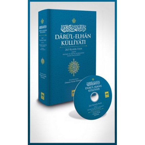 Dârü’l-Elhân Külliyatı - 263 Klasik Eser Güfte Kelime ve Metin Açıklaması Vezin İncelemesi CD Ekli