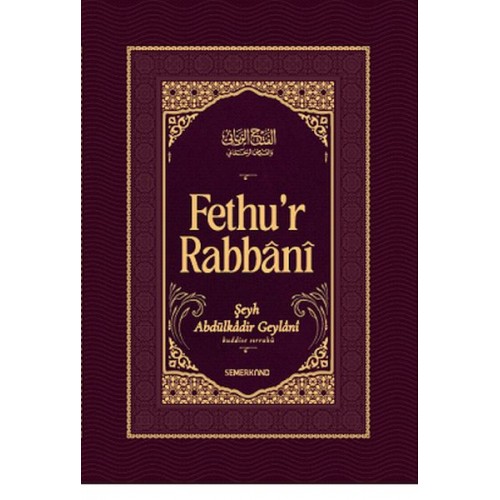 Fethur Rabbani-Abdülkadir Geylani