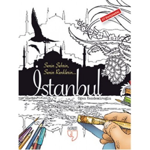 İstanbul Kartpostal Boyama (20 Adet Kartpostal)