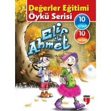 Değerler Eğitimi Öykü Serisi - Elif ile Ahmet (10 Kitaplık Set)