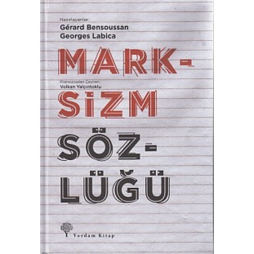 Marksizm Sözlüğü (Ciltli)