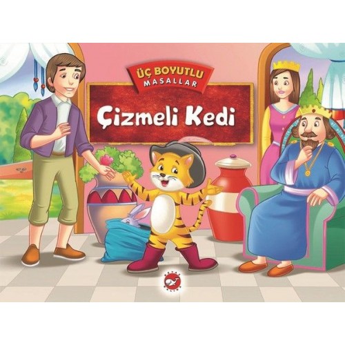 Üç Boyutlu Masallar - Çizmeli Kedi (Ciltli)