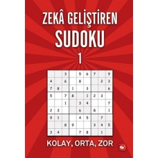 Zeka Geliştiren Sudoku 1 Kolay - Orta - Zor