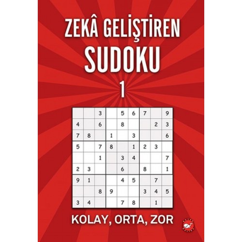 Zeka Geliştiren Sudoku 1 Kolay - Orta - Zor