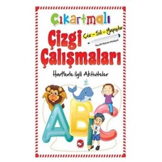 Çıkartmalı Çizgi Çalışmaları - Harflerle İlgili Aktiviteler